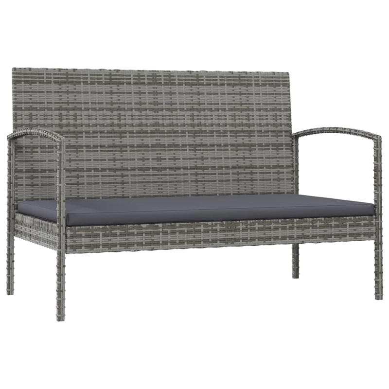 Afuera Living Contemporary 8 Piece Garden Lounge Set in Gray