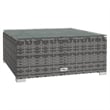 Afuera Living 7 Piece Poly Rattan Garden Lounge Set in Gray/Anthracite
