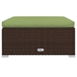 Afuera Living Contemporary 7 Piece Steel Small Lounge Set in Brown