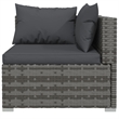 Afuera Living Contemporary 7 Piece Garden Lounge Set in Gray