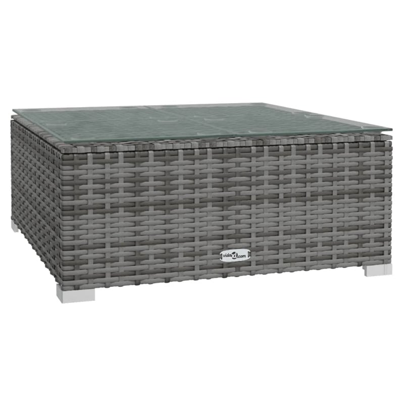 Afuera Living Contemporary 8 Piece Garden Lounge Set in Gray/Anthracite