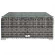 Afuera Living 10 Piece Poly Rattan Garden Lounge Set in Gray/Anthracite