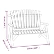 Afuera Living Contemporary 5 Piece Solid Spruce Wood Garden Lounge Set