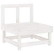 Afuera Living Contemporary Wood Large Garden Lounge Set in White