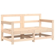 Afuera Living Contemporary 6 Piece Wood Garden Lounge Set in Natural