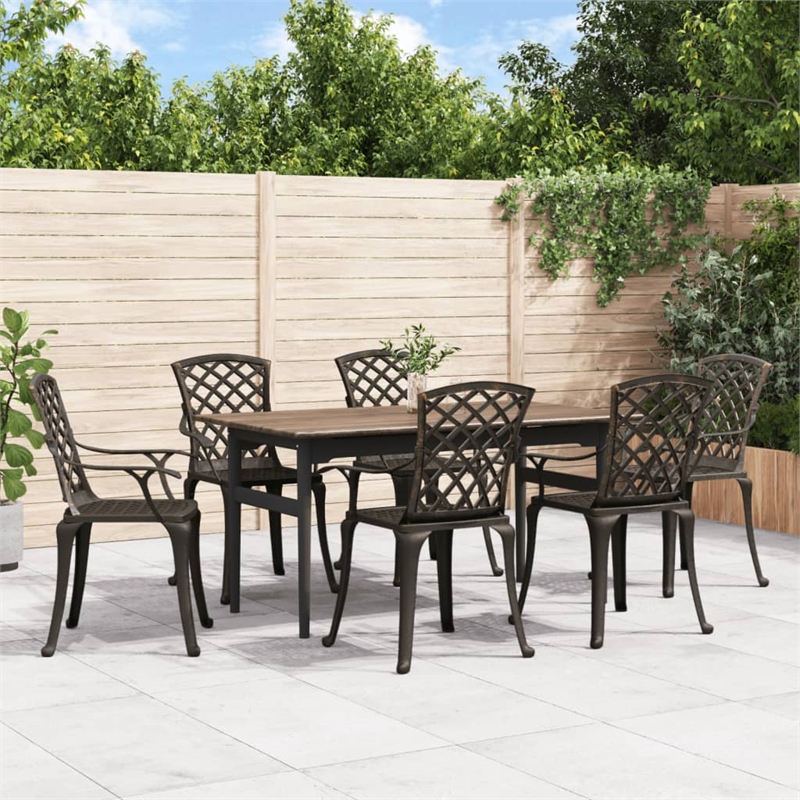Afuera Living Contemporary Aluminum Medium Outdoor Chairs Set