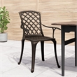 Afuera Living Contemporary Aluminum Medium Outdoor Chairs Set