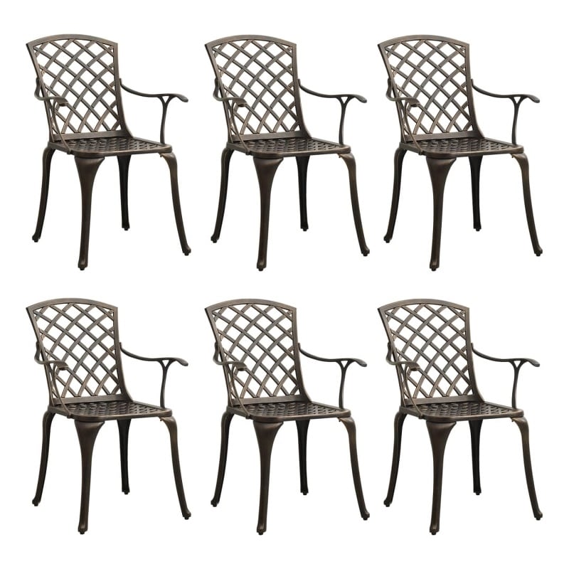 Afuera Living Contemporary Aluminum Medium Outdoor Chairs Set