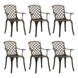 Afuera Living Contemporary Aluminum Medium Outdoor Chairs Set