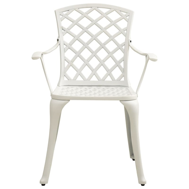 Afuera Living Contemporary Aluminum Medium Furniture Set in White