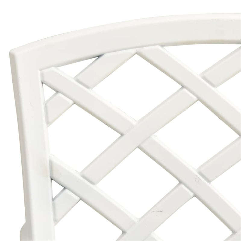 Afuera Living Contemporary Aluminum Medium Furniture Set in White