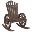 Afuera Living Contemporary Durable Wood Ergonomic Garden Lounge Set