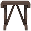 Afuera Living Contemporary Durable Wood Ergonomic Garden Lounge Set