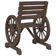 Afuera Living Contemporary 4 Piece Wood Standard Garden Lounge Set