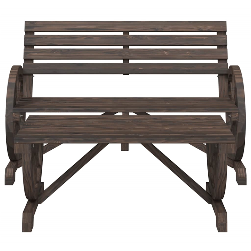 Afuera Living Contemporary 4 Piece Wood Standard Garden Lounge Set