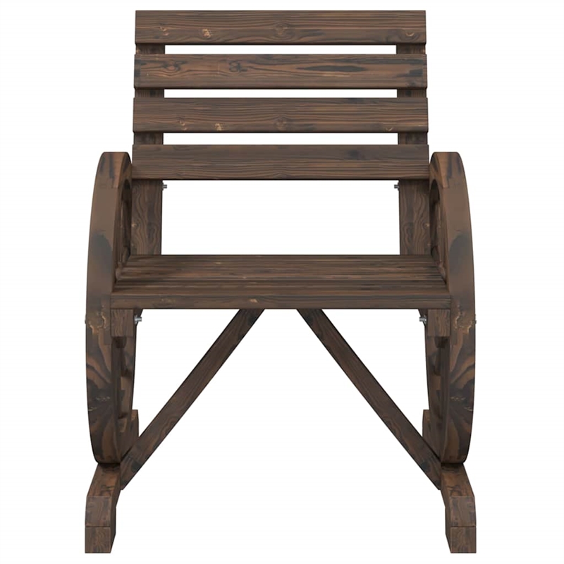 Afuera Living Contemporary 4 Piece Wood Standard Garden Lounge Set