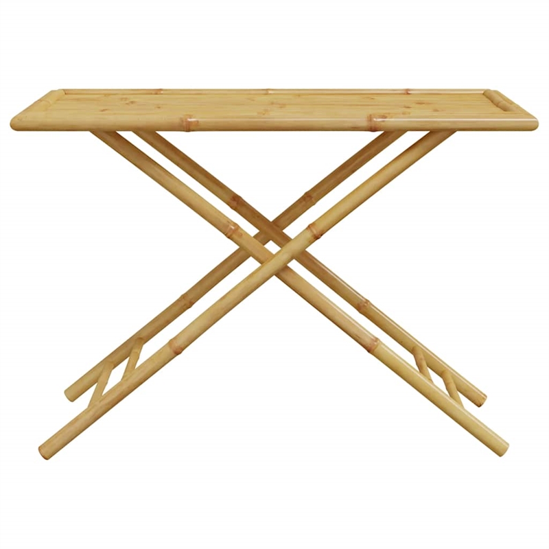 Afuera Living Contemporary 5 Piece Bamboo Standard Bistro Set in Gray