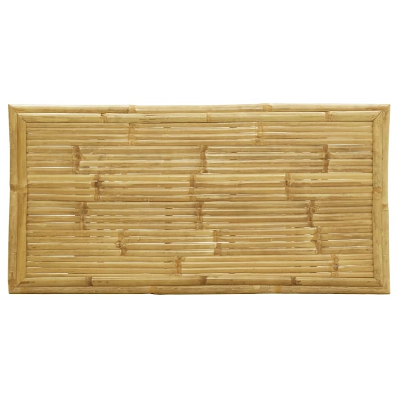 Afuera Living Contemporary 5 Piece Bamboo Standard Bistro Set in Gray