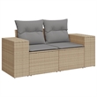 Afuera Living Contemporary 11 Piece Steel Large Sofa Set in Beige
