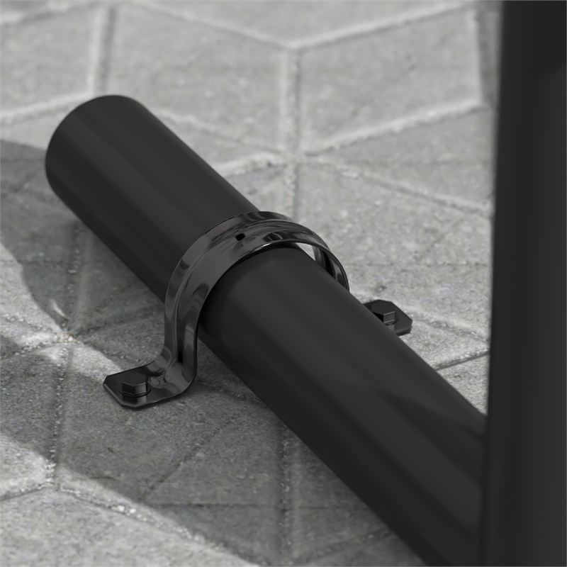 Afuera Living 6' Expanded Mesh Metal Outdoor Bench with Anchors in Green