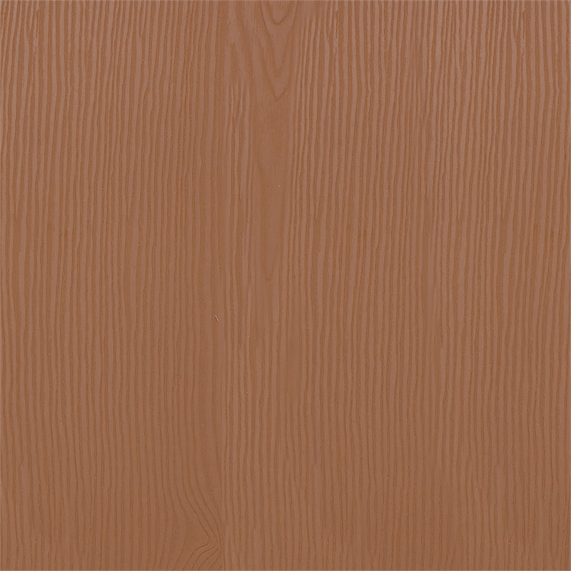 Afuera Living All-Weather Stack Chair & Poly Resin Seat in Orange/Teak