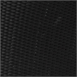 Afuera Living Stacking Steel Framed Black Wicker Dining Armchairs - 2 Pack