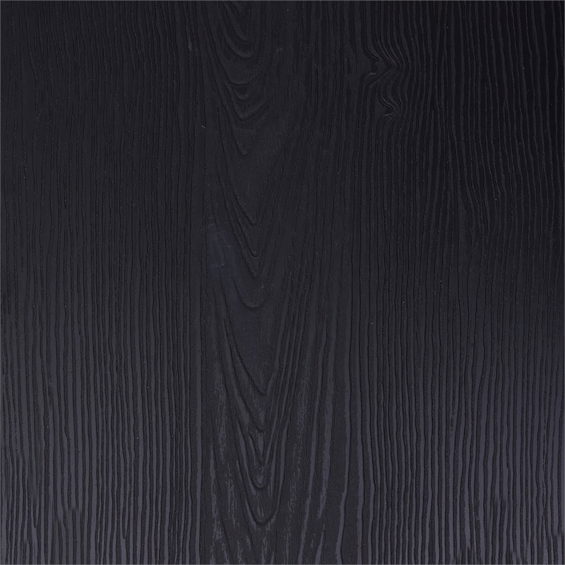 Afuera Living All-Weather Stack Chair & Poly Resin Seat in Black/Black