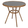 Afuera Living Indoor/Outdoor Bistro Set with Table & Two Chairs in Black