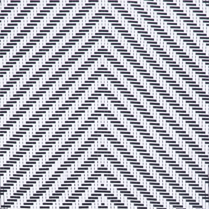 Afuera Living Indoor/Outdoor Bistro Set with Table & Two Chairs in Black/White