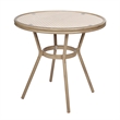 Afuera Living Indoor/Outdoor Bistro Set with Table & Two Chairs in Natural/White