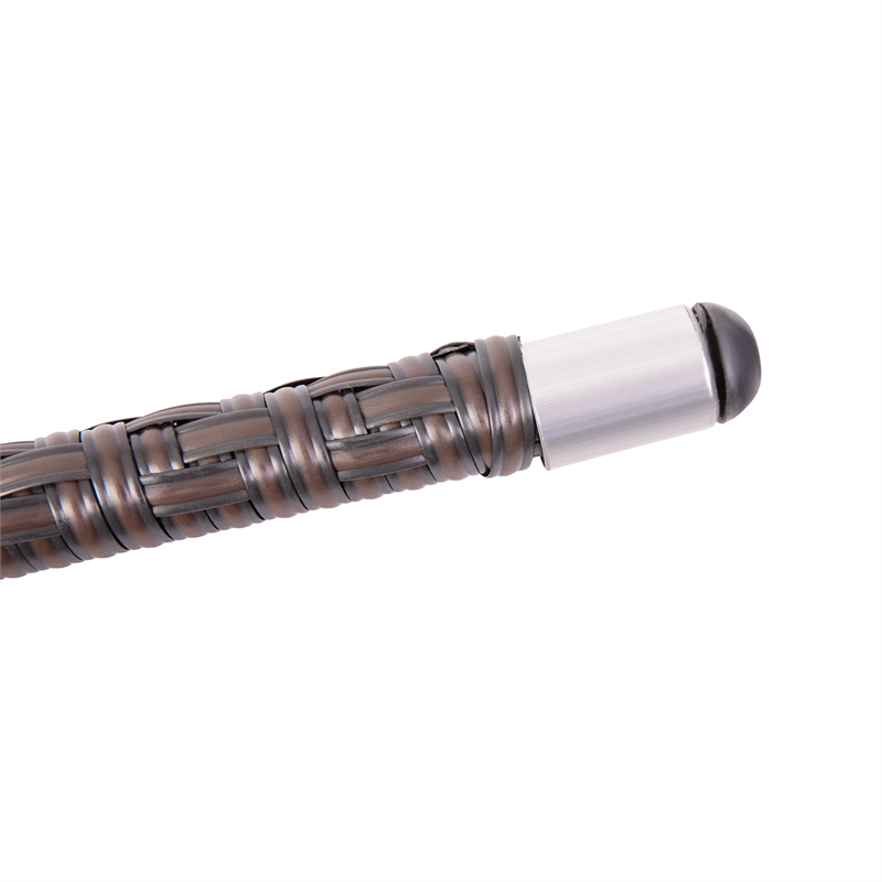 Afuera Living All Weather PE Rattan Stacking Patio Chairs in Espresso