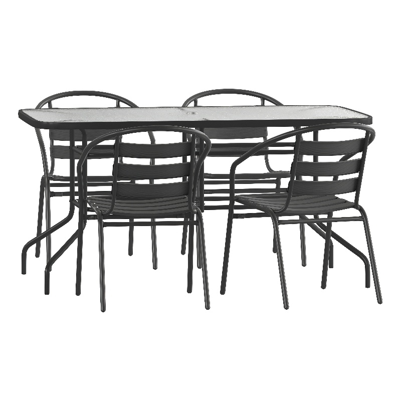 Afuera Living 5 Pc Patio Dining Set - 55
