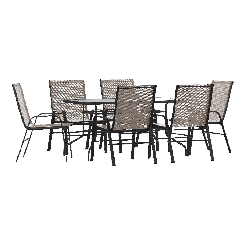 Afuera Living 7 Pc Patio Dining Set - 55