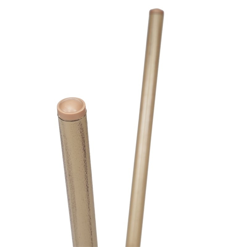 Afuera Living Indoor/Outdoor Commercial Glass Top Bistro Table in Natural/White