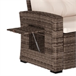 Afuera Living Indoor/Outdoor Conversation Set with Sofa & Table in Beige & Brown
