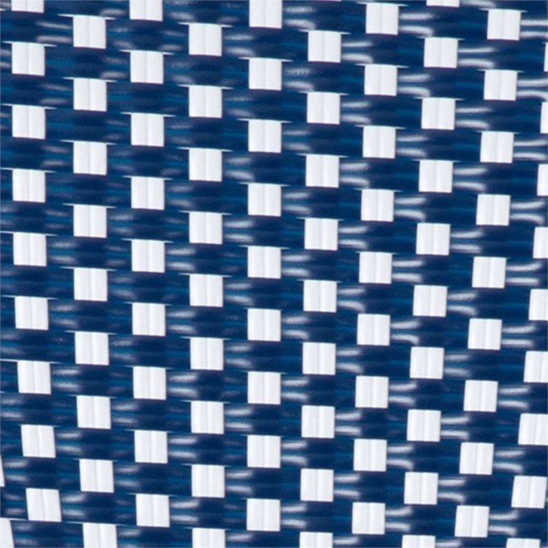 Afuera Living Indoor/Outdoor Bistro Set with Table & 4 Chairs in Navy/White