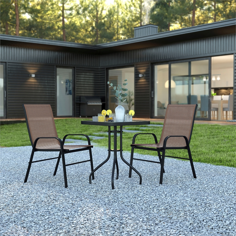 Afuera Living 3 Pc Patio Dining Set - 23.5