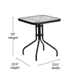 Afuera Living 3 Pc Patio Dining Set - 23.5