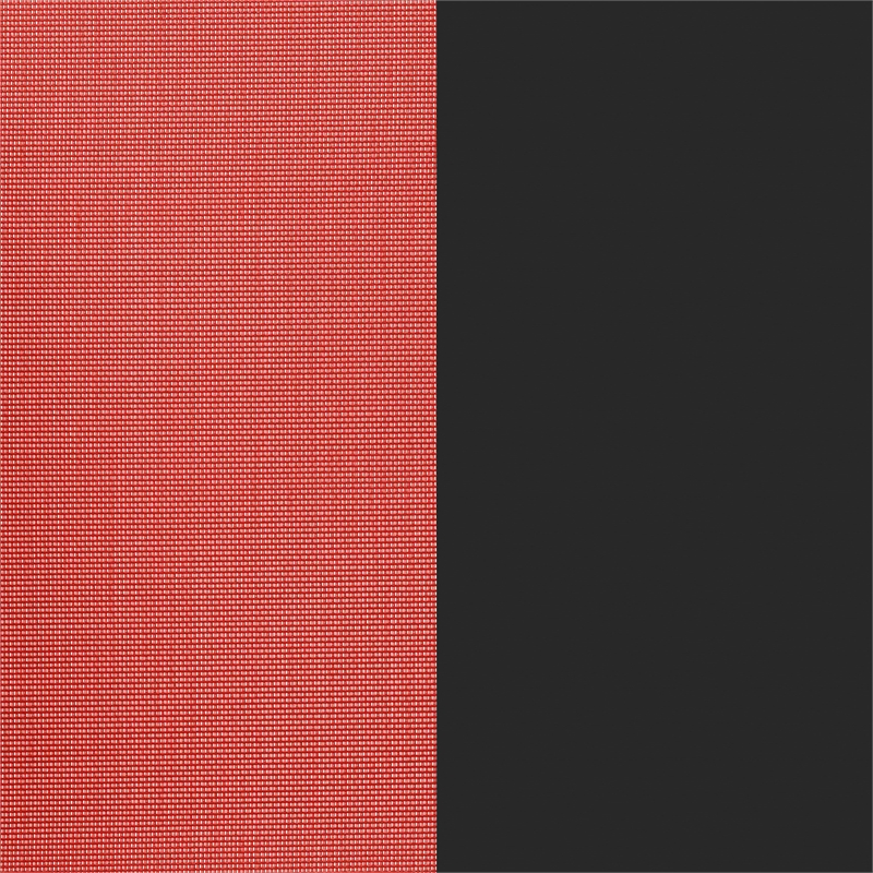 Afuera Living 7 Pc Outdoor Patio Dining Set with Glass Table & 6 Chairs in Red