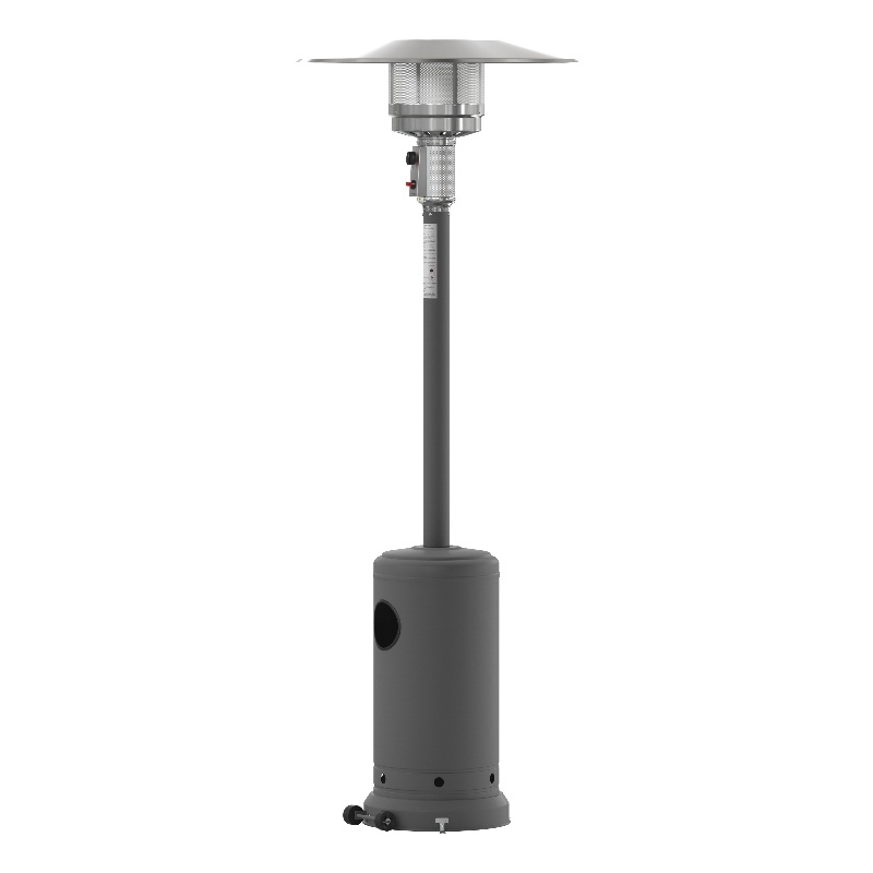 Afuera Living Outdoor Slate Gray 7.5 Feet Round Steel 40 000 BTU Patio Heater
