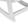 Afuera Living Indoor/Outdoor Adirondack Resin Wood Rocking Chair - White