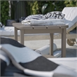 Afuera Living All-Weather Adirondack Patio Side Table in Brown
