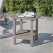 Afuera Living All-Weather Adirondack Patio Side Table in Brown