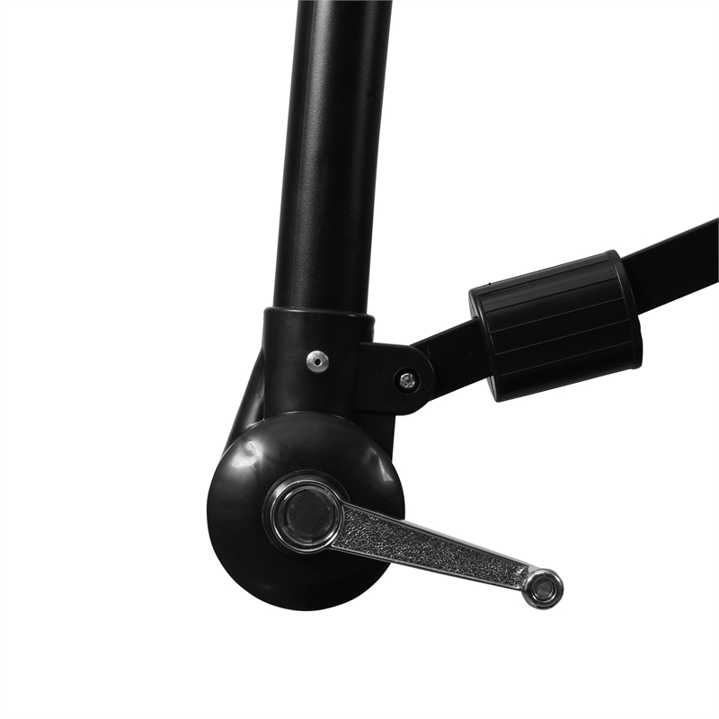 Afuera Living 10 FT Solar 32 LED Light Cantilever Umbrella with Crank & Tilt