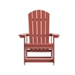 Afuera Living Indoor/Outdoor Adirondack Resin Rocking Chairs in White - 2 Pack