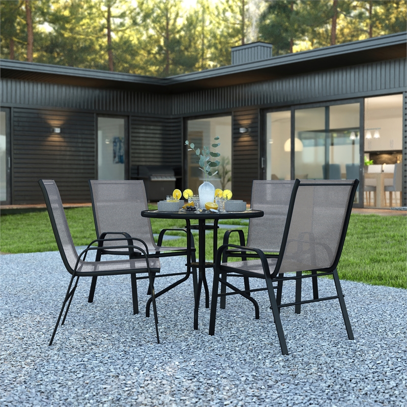 Afuera Living 5 Pc Patio Dining Set - 31.5
