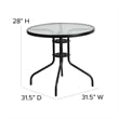 Afuera Living 5 Pc Patio Dining Set - 31.5