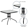 Afuera Living 5 Pc Patio Dining Set - 31.5
