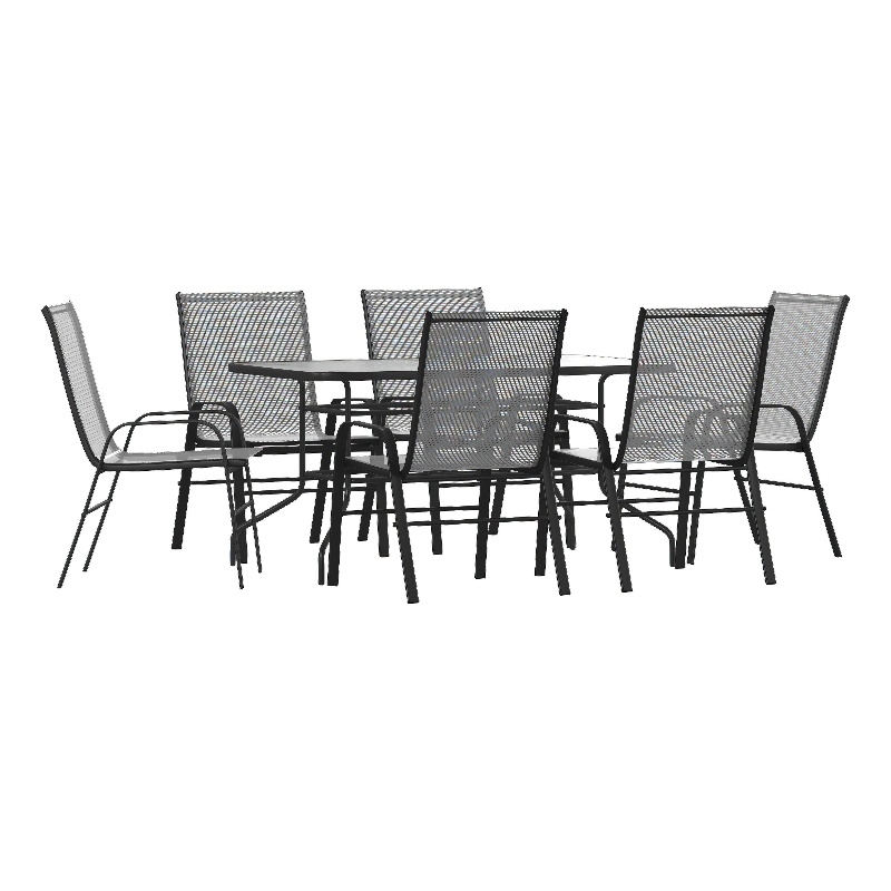 Afuera Living 7 Pc Patio Dining Set - 55