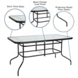 Afuera Living 7 Pc Patio Dining Set - 55
